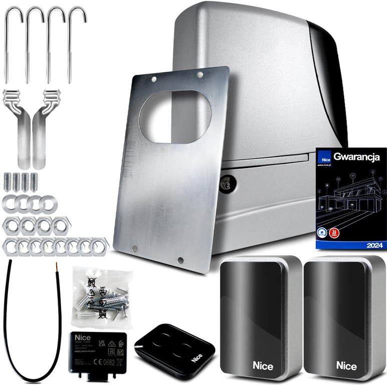 Automatizační sada Nice RUN 1500 ERA FLOR pro posuvné brány do 1500 kg