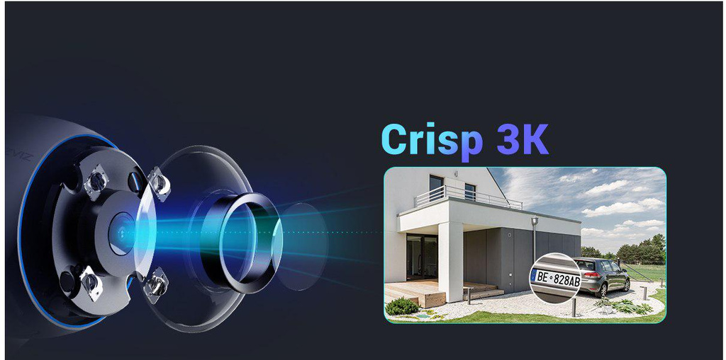 EZVIZ H3c 3K 5MP Cámara IP - Vigilancia de alta definición