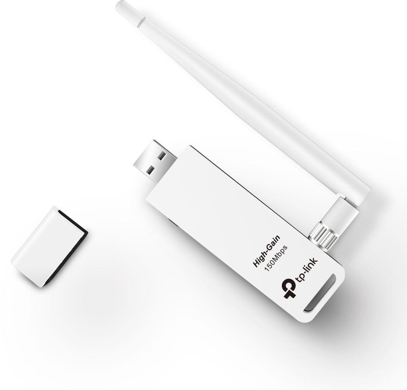 Adaptor WLAN USB TP-Link TL-WN722N cu o viteză de 150Mbps