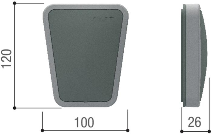 CAME KLT1FDSW LED RGW 24V lampa (806LA-0060)