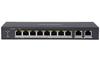 DS-3E1310HP-EI - switch PoE 8-port + 2 RJ45