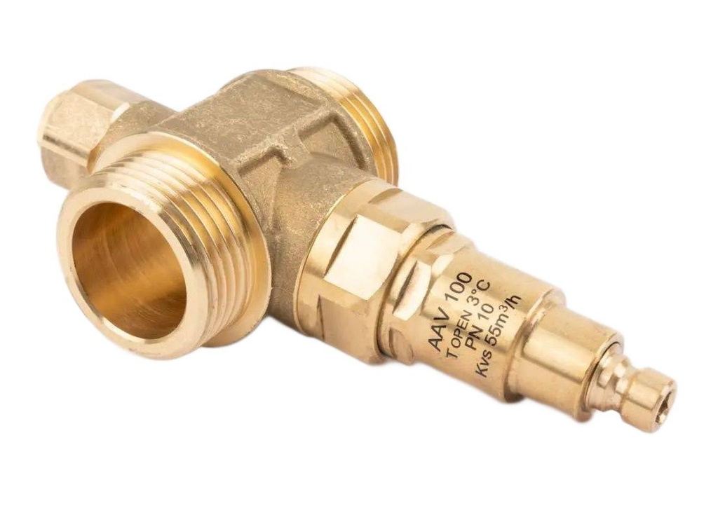 AFRISO Frost protection valve AAV 100, G1", PN10, Kvs 55 m3/h, opening temperature 3°C.