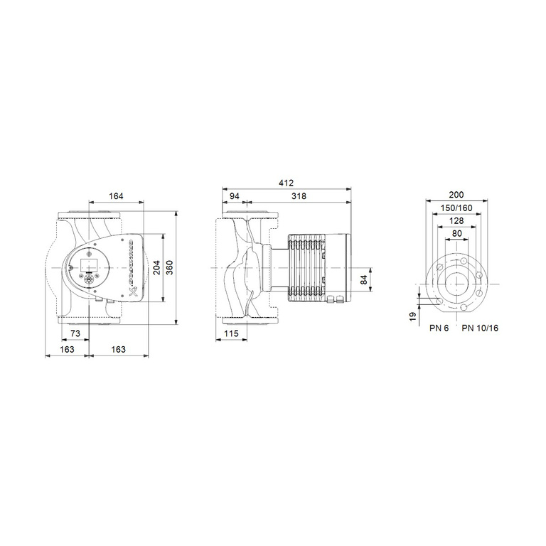 Oběhové čerpadlo MAGNA3 80-120 F360 1x230v PN10