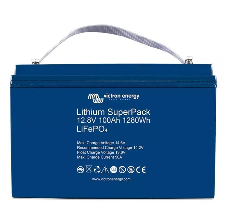 Victron Energy LiFePO4 Superpack 100Ah 12V BMS Batterie