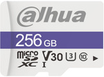 Tarjeta de memoria microSD DAHUA TF-C100 con una capacidad de 256 GB