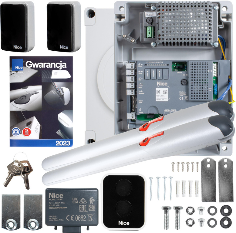 Set Nice WINGO 3524HS ERA ONE HI-SPEED para cancelas de doble hoja