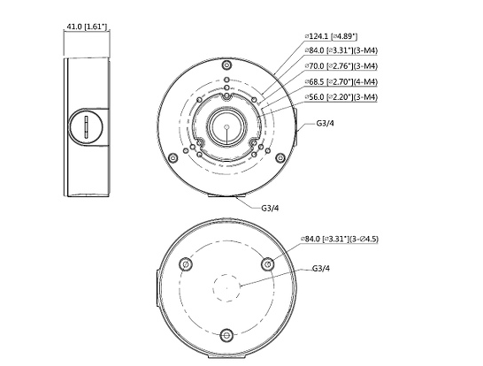 DAHUA ADAPTER PFA130-E-SCHWARZ