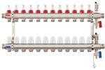 Bewaffneter Edelstahlverteiler Onnline INOX (Typ K5) Anzahl der Stromkreise 12