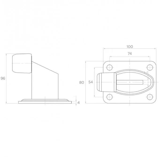 Lökhárító PSG 60.038 - lökhárító a kapuhoz