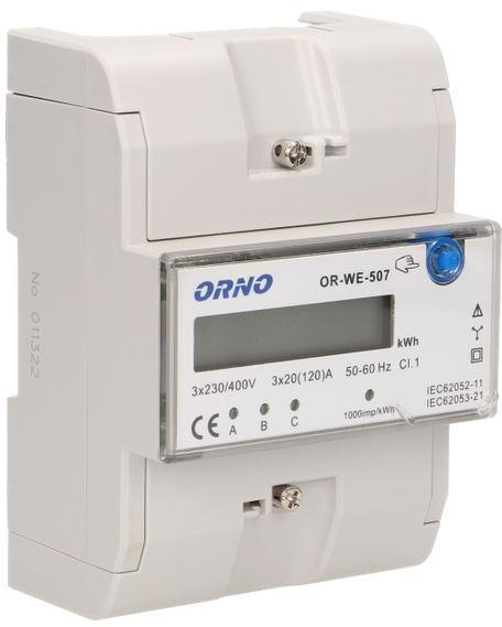 ENERGY CONSUMPTION INDICATOR ORNO OR-WE-507 3-PHASE