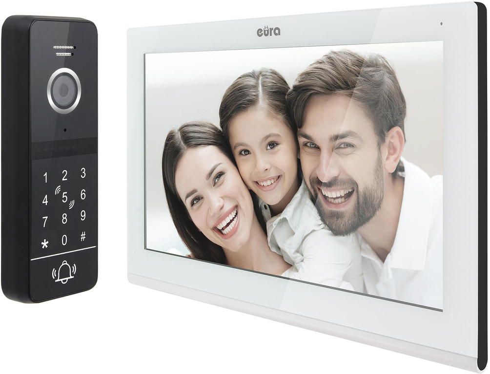 EURA VDP-97C5 videophone white lcd 7" wi-fi, proximity reader, Tuya