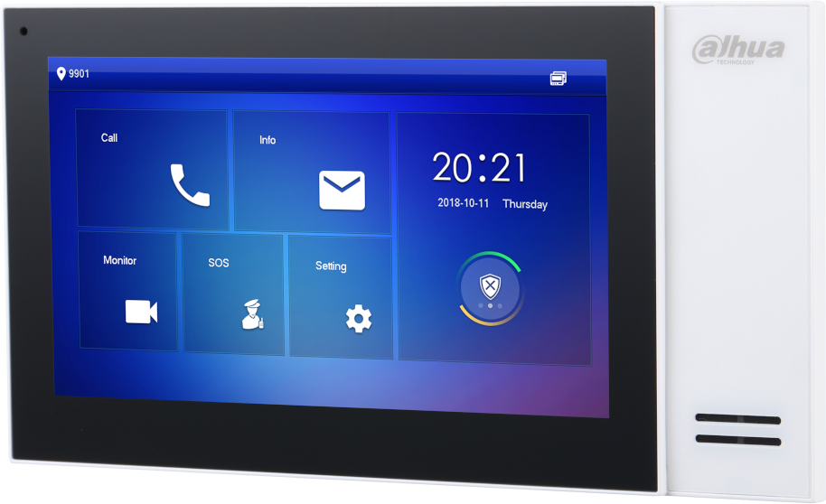 DAHUA VTH2421FW-P moniteur vidéo de porte d'entrée avec écran tactile