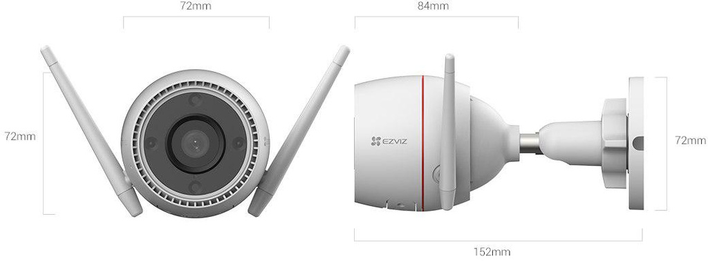 EZVIZ H3c 3K 5MP IP Camera - Supraveghere de înaltă definiție