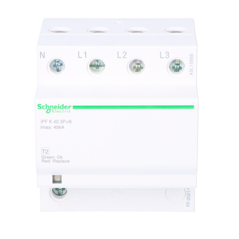 Overspanningsbeveiliging iPFK40-T2-3N 3+1-polig Type2 40 kA