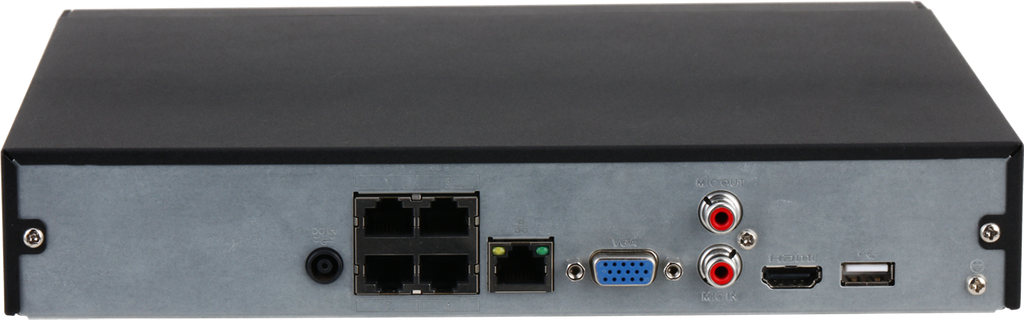 Dahua IP Recorder NVR4104HS-P-4KS3 für die Videoüberwachung