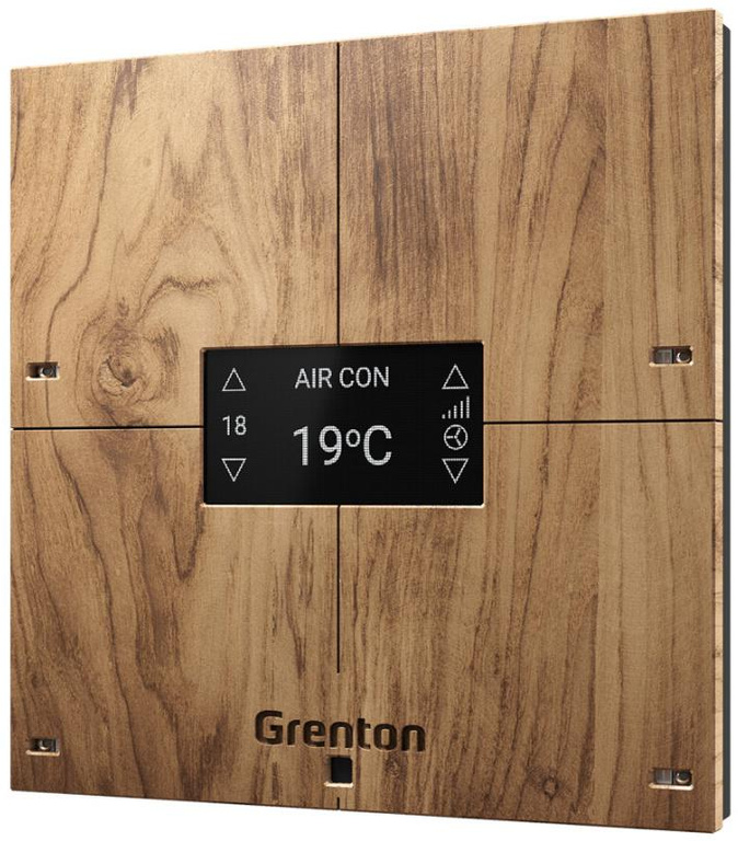 SMART PANEL 4B touch panel light wood Grenton