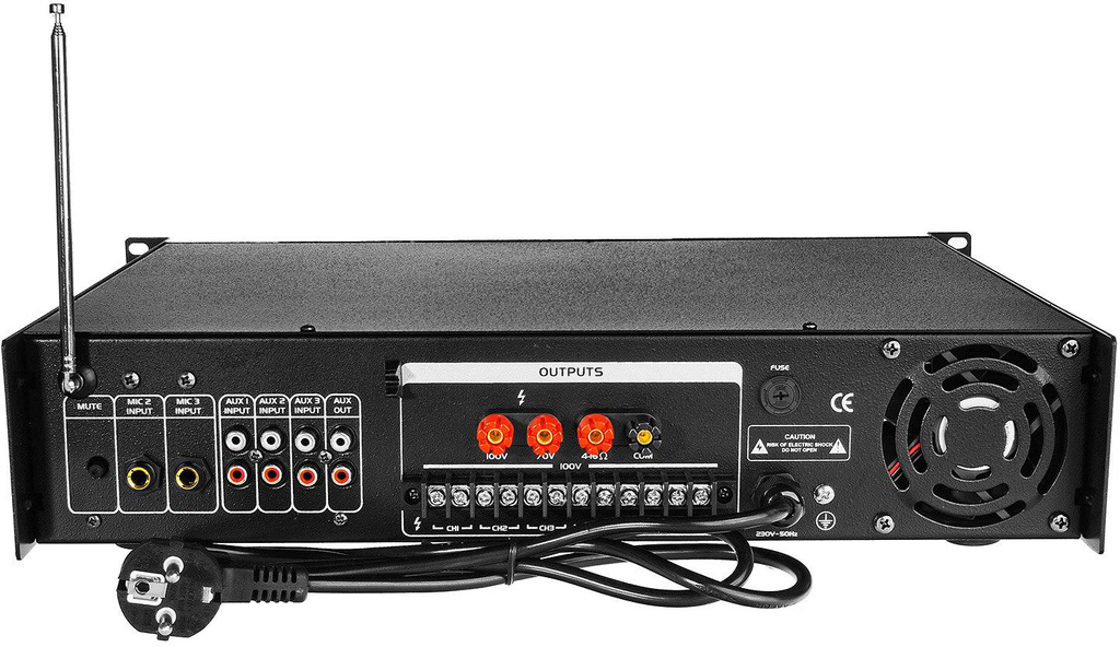 PA Amplifier HQM2650BC RADIO FM/MP3/BT 650W