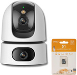 Cameră IP Imou Ranger Dual 10MP (5MP + 5MP) cu card de memorie Imou 32GB