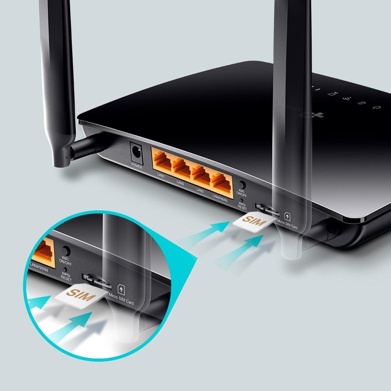 TP-LINK MR200 AC750 4G LTE ÚTVÁLASZTÓ