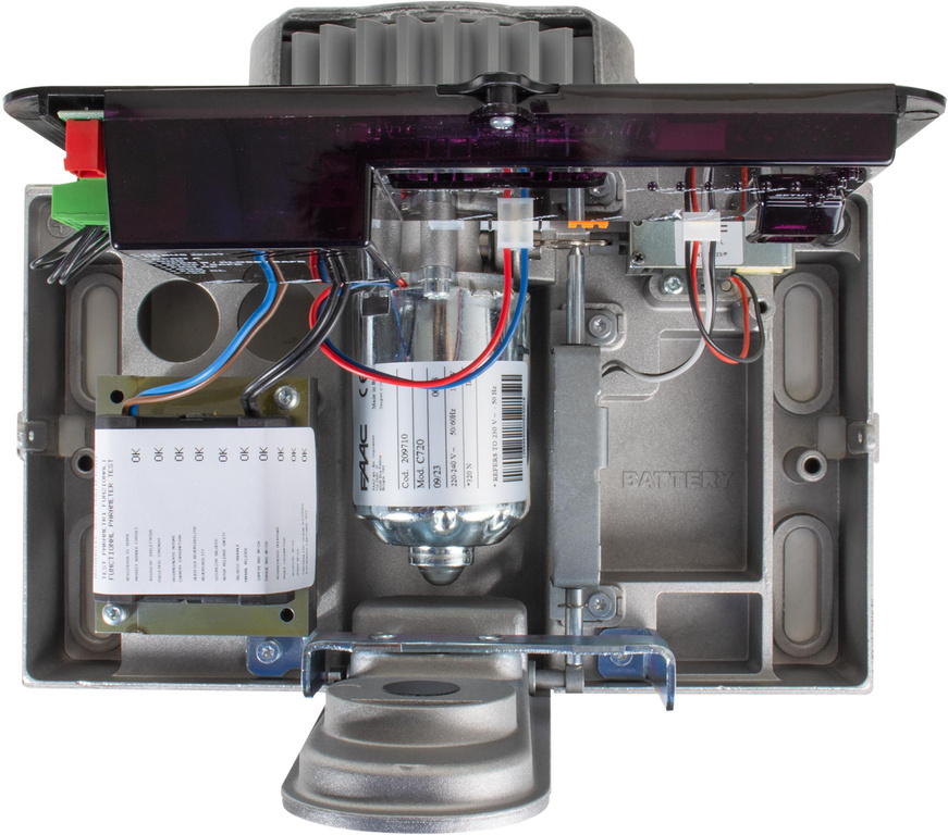 Cyclo C720 Bausatz - FAAC 24V für 400 kg Schiebetore