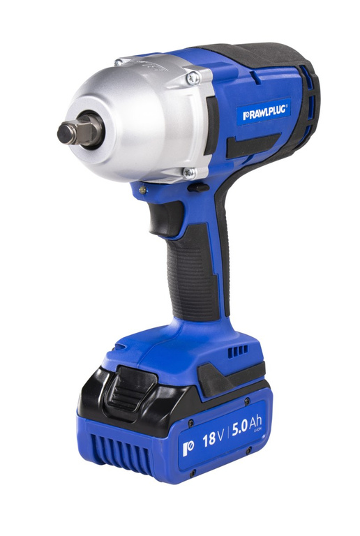 Slagskruvdragare 18V 1000NM med två 5,0AH-batterier och 6,5A snabbladdare