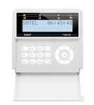 Manipulator kontroli dostępu SATEL ACCO-KLCDR-W panel z LCD czytnik 125 kHz białe podświetlenie - Wielojęzyczny