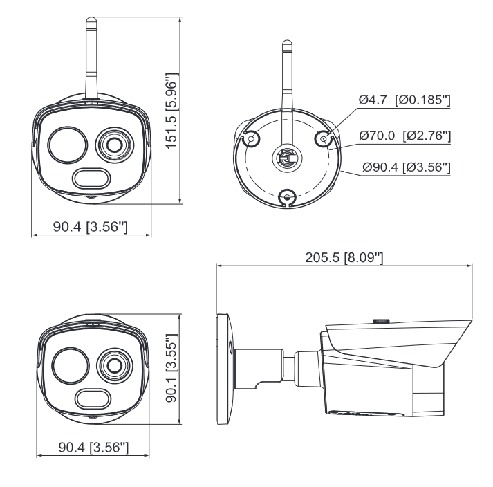 DAHUA WÄRMEBILDKAMERA TPC-BF1241-B3F4-S2