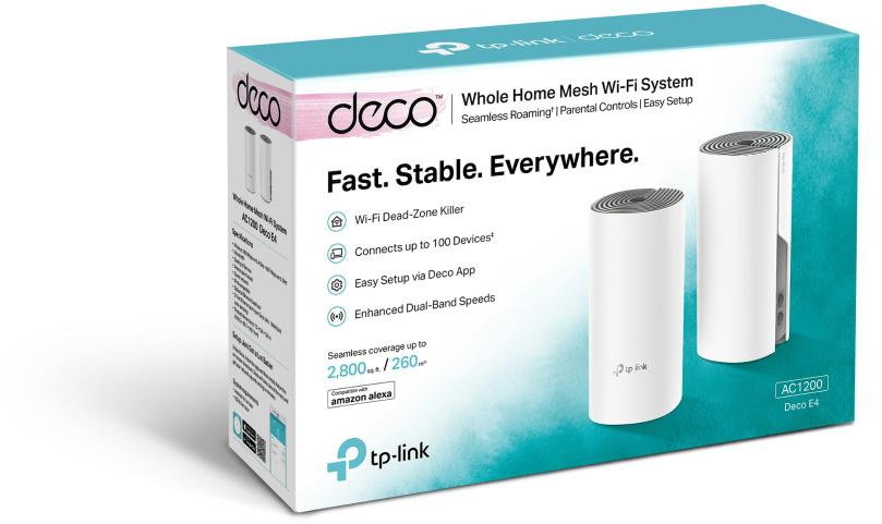 SISTEMA DE MALLA WI-FI PARA EL HOGAR TP-LINK DECO E4 (paquete de 2)