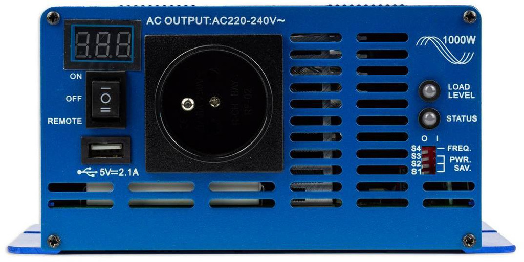 INVERTER VOLT POLSKA SINUS ECO 2000 12V / 230V 1000/2000W