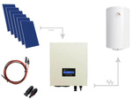 Solar Water Heating Kit for Boilers ECO Solar Boost PRO 2500W MPPT 6xPV Mono.
