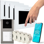 Video-intercom Vidos X set 4x monitor M11W-X panou exterior S11-4