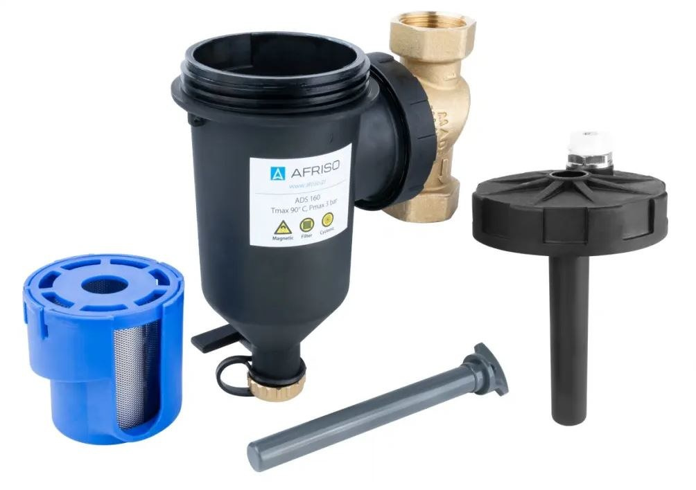 Séparateur magnétique de saletés ADS 160, raccord mobile GW G 1 pouce, Kvs 6,9 m3/h