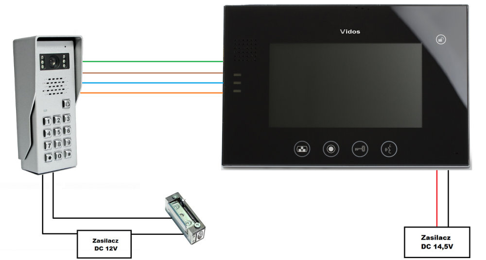 VIDOS M670B / S50D video intercom