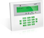 Teclado LCD para sistemas de alarma SATEL INT-KLCDL-GR