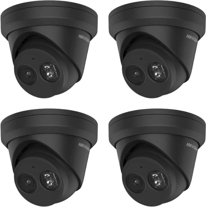 HIKVISION IP CAMERA DS-2CD2343G2-IU (2.8mm) (BLACK) Bulk pack of 4pcs.