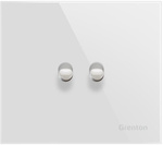 SWITCH double pushbutton white Grenton