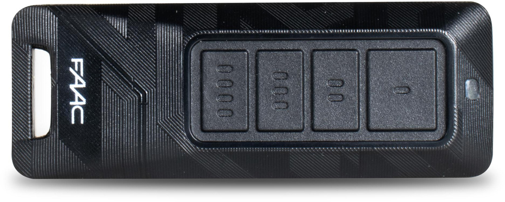 Dálkové ovládání FAAC XT4 FDS 433-868 SLH LR Black (787018)