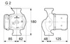 Circulation pump UPS 32-80b 1801x230V