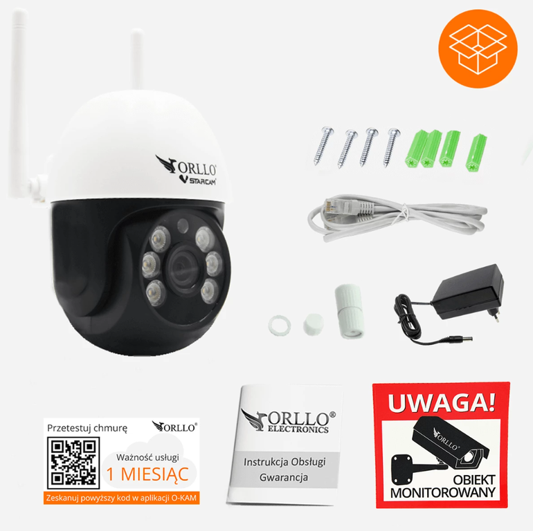 Orllo IP Outdoor WiFi Geschwindigkeitskamera Z16