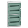 Mureva (former Kaedra) IP65 surface-mounted switchgear MRV-4-18-NT-T transparent door 4 rows 18 modules/row