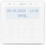 Manipulátor SATEL INT-KSG2R-W érintőkijelzővel és proximity olvasóval