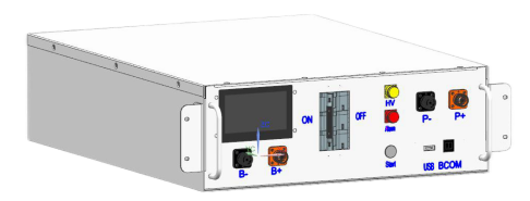 Module BMS Deye HVB750V/100A-EU pour batteries haute tension, supportant 3-12 batteries BOS-GM5.1