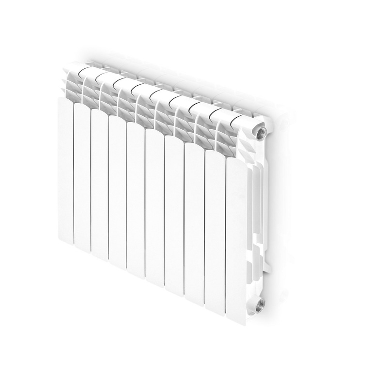 PROTEO 450 aluminum radiator (FERROLI), connection spacing:350mm, heating power 92W (for 75/65/20), white color