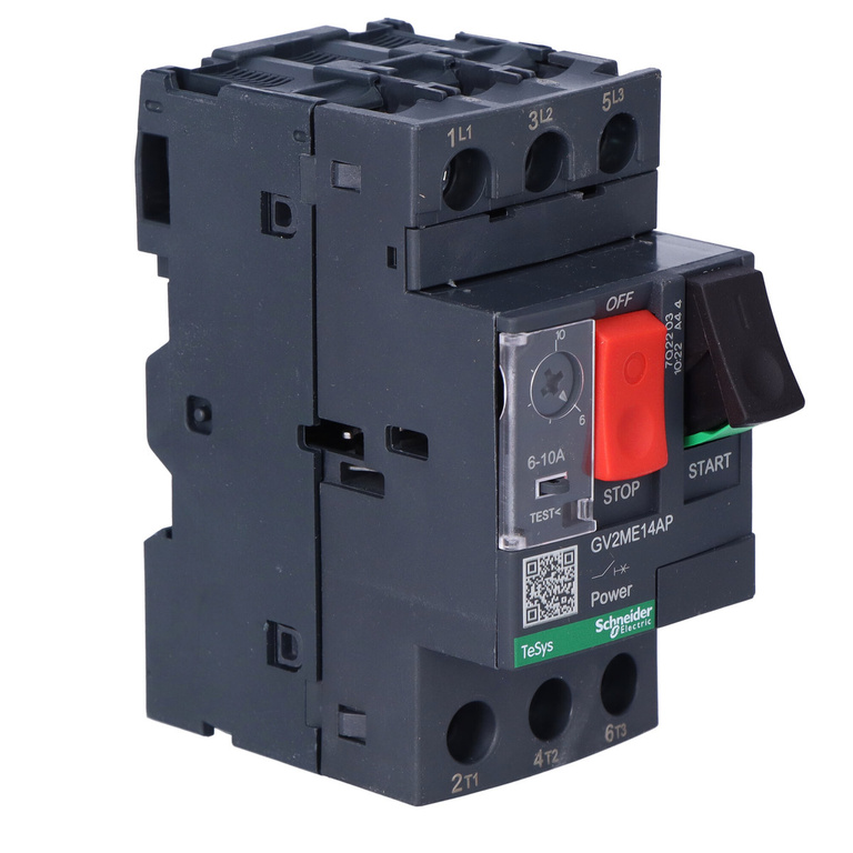 GV2ME motorized switch..AP 6-10A box terminals