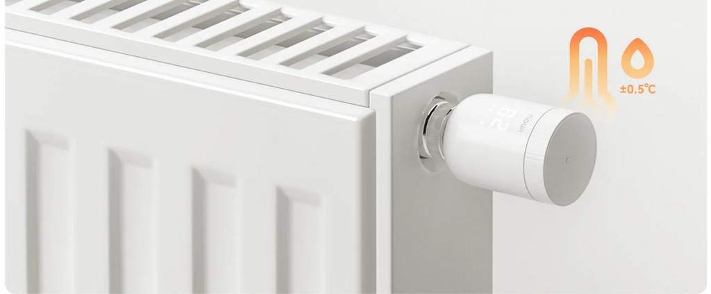 Kit termostato e gateway Thermo Imou KIT-TRV1-EU-2