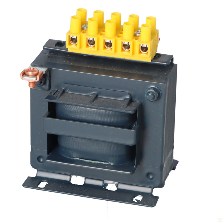 Single-phase isolation transformer 63VA 400V to 24V IP00 with two-chamber carcass