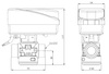valvola di zona a 2 vie AZV 452, DN15, G3/4", Kvs 10 m3/h, NO, normalmente aperta
