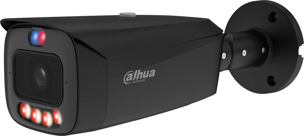 DAHUA IP-camera IPC-HFW3849T1-AS-PV-0280B-PRO-BLACK met nachtzicht en hoge resolutie