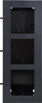 Triple flush mounting frame VIDOS ONE D2200-3 for video door entry systems