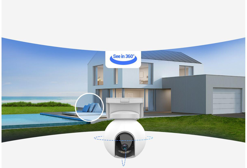 EZVIZ HB8 Caméra IP 2K+ (4MP) Type-C